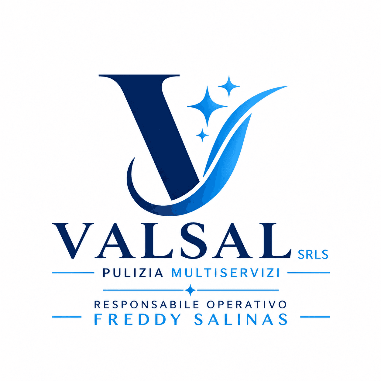 Logo VALSAL SRLS - Pulizia Multiservizi - Responsabile Operativo Freddy Salinas